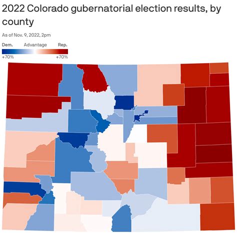 Map: Jared Polis' dominated Colorado governor's race - Axios Denver