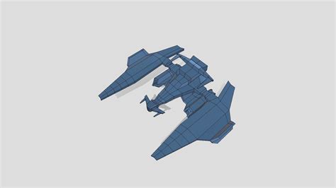 Low poly spaceship - Download Free 3D model by Ssass ...