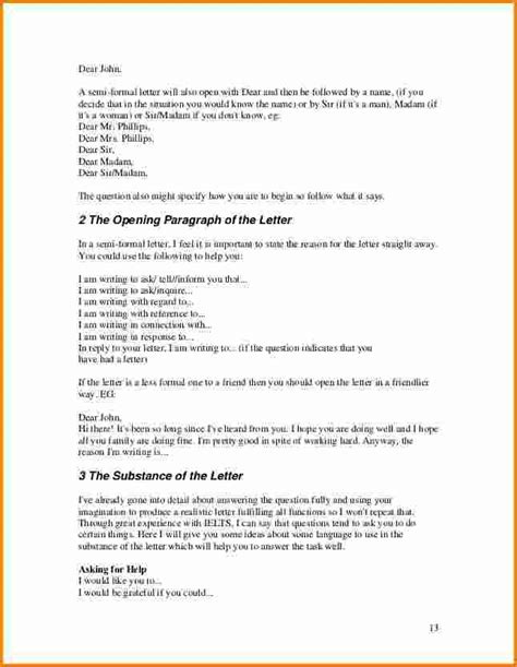 8 How To Write A Semi Formal Letter Outlineformatsample Com | Ielts writing, English letter ...