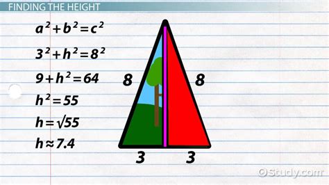 Area of an Isosceles Triangle | Formula & Examples - Lesson | Study.com