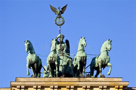 Brandenburg Gate Quadriga In Berlin Stock Photo - Image: 27572080