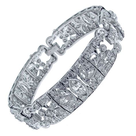 Art Deco Diamond Bracelet at 1stdibs