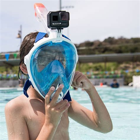 Breath Easy Snorkeling Mask | Full face snorkel mask, Snorkeling ...