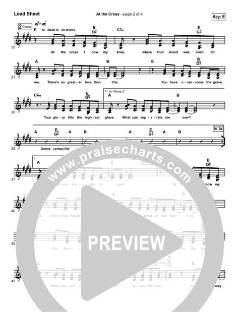 At The Cross Sheet Music PDF (Hillsong Worship) - PraiseCharts