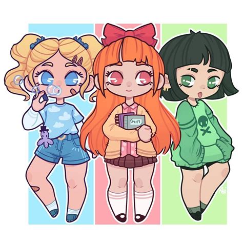 1,547 Me gusta, 14 comentarios - Aviete (@avi3te) en Instagram: "Powerpuff girls redesign/fanart ...