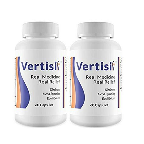 Eradicate Vertigo With Vertisil Guaranteed, 120 capsules (Pack of 2) - Walmart.com