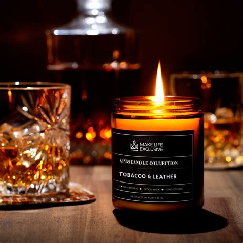Tobacco & Leather Candle – Make Life Exclusive