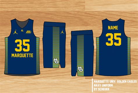 Marquette Basketball Uniform Concept - Concepts - Chris Creamer's ...