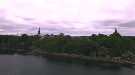 Christianshavn Canal in Copenhagen, Denmark by Drone 15582479 Stock ...