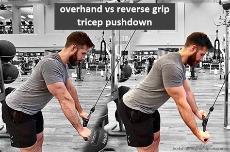 Reverse Grip Tricep Pushdown vs Overhand Grip For Bigger Arm Gains