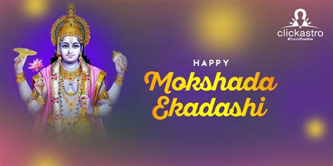 Mokshada Ekadashi 2020 - Date, Puja Muhurat, Rituals - clickastro.com