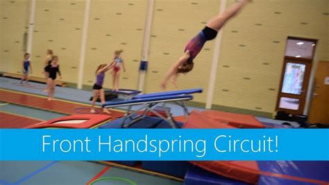 Front Handspring Circuit | Gymnastics skills, Gymnastics workout, Gymnastics lessons