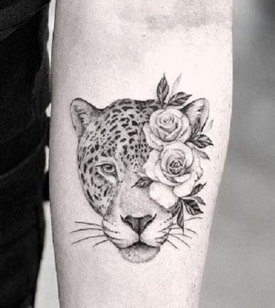 Leopard Print Tattoo Outline