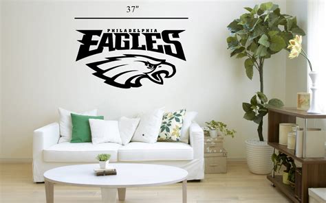 Buy Philadelphia Eagles NFL Logo Football Sticker Vinyl Decal Wall Decor Room Garage Original ...