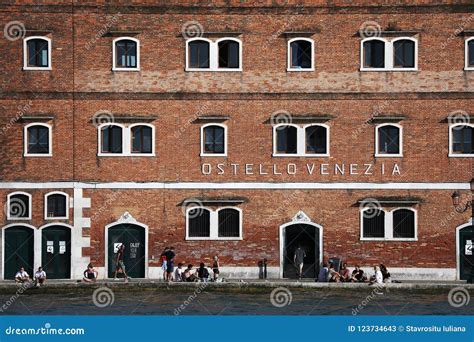 Venice Hostel, Ostello Venezia, Italy, Over Canal View Editorial Stock Photo - Image of columns ...