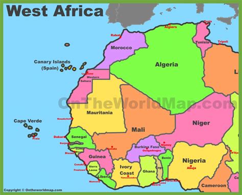 Printable Map Of Africa With Countries And Capitals - Printable Maps