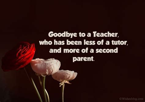 100+ Farewell Quotes and Messages For Teacher | WishesMsg