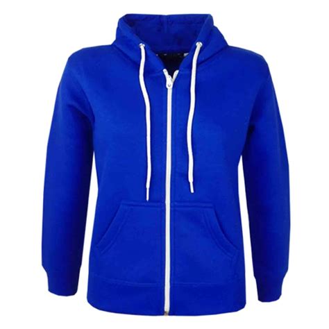 New Kids Girls And Boys Unisex Plain Fleace Hoodie Zip Up Style Size 5-13 Years | eBay