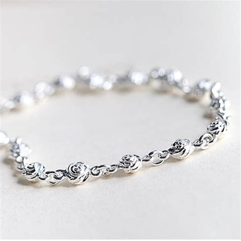Silver Bracelet For Women 20190517 - May 17 2019 at 18:58 | Silver chain bracelet, Silver ...