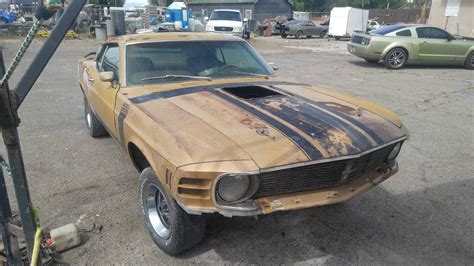 Factory 4-speed 1970 Ford Mustang Boss 302 project for sale