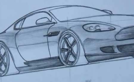 How to draw a Car 3D Step by Step HD - Aston Martin - Video Lessons of Drawing & Painting | 3d ...