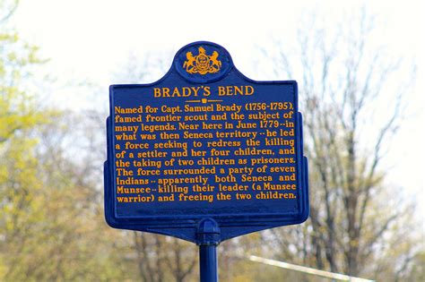 Brady's Bend historical marker - East Brady, PA | Historical marker ...