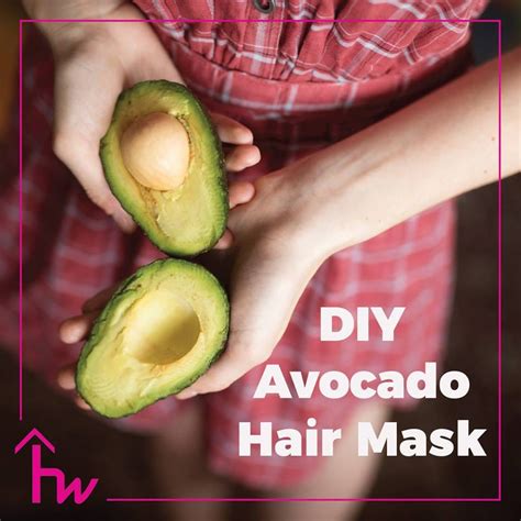 DIY Avocado & Egg Yolk Hair Mask. This mask has number of benefits for ...