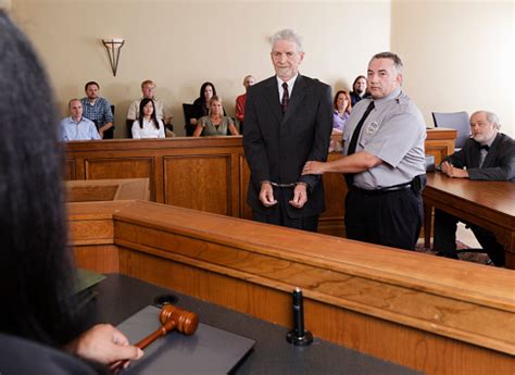 Criminal Defendant In Court Stock Photo - Download Image Now - iStock