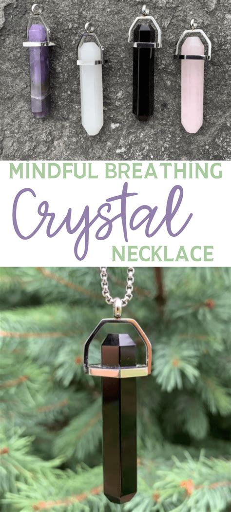 Mindful Breathing Healing Crystals Necklace - Shop With Me Mama