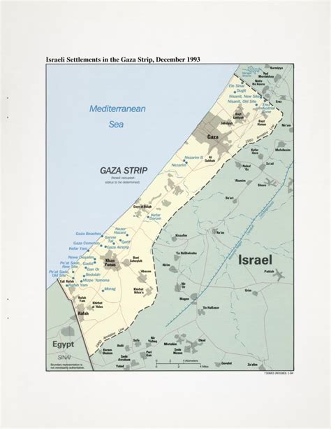 Israeli Settlements in the Gaza Strip, December 1993 | Library of Congress