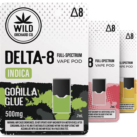 Wild Orchard Delta-8 Vape JUUL Pods 500mg (Choose Flavor)