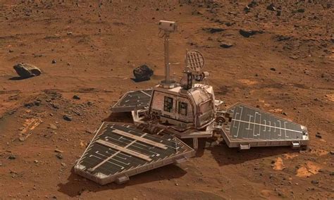 NASA’s Pathfinder space probe lands on surface of Mars