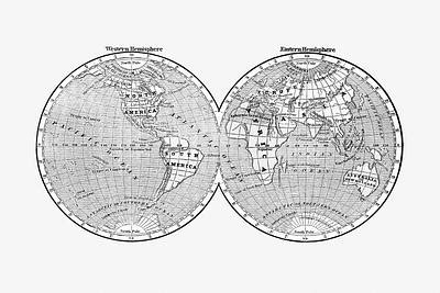 The globe vintage drawing | Free stock illustration - 572547