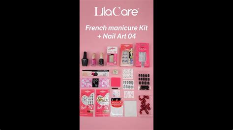 French manicure Kit + Nail Art 04 - YouTube