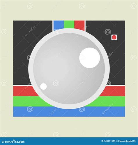 Design of a Camera Logo for Apps Stock Image - Illustration of blue, apps: 149271605