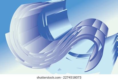 Curved 3d Image Image Showing Object Stock Illustration 2274518073 | Shutterstock