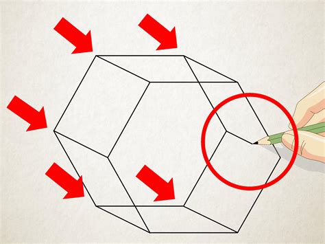 3 Ways to Draw a Hexagonal Prism - wikiHow