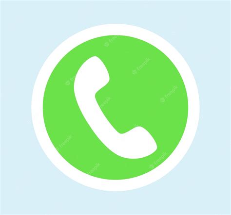 Premium Vector | Round green Button for call with phone Vector icon ...