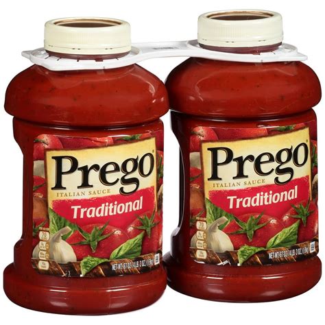 Prego Traditional Italian Sauce, 67 Oz, 2 Ct - Walmart.com - Walmart.com