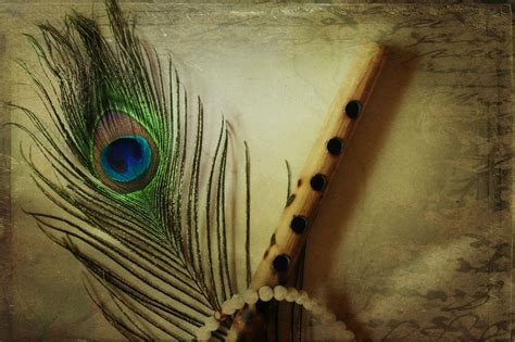 The Best 12 Hd Wallpaper Lord Krishna Flute And Peacock Feather Images - brightquoteareajibril