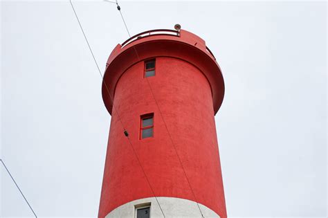 Bluff Lighthouse In Overcast Sky Free Stock Photo - Public Domain Pictures