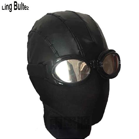 Ling Bultez High Quality Newest Spider Man Noir Mask With Glasses Black ...