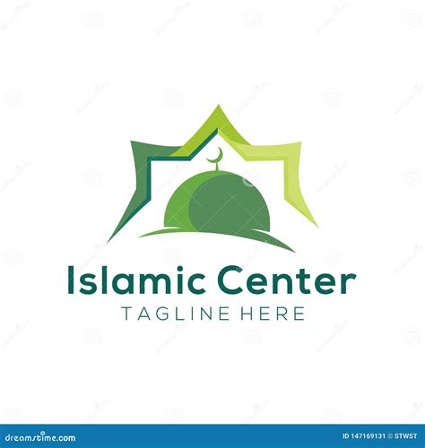 Modern Mosque Islamic Center Logo and Icon Design Stock Vector ...