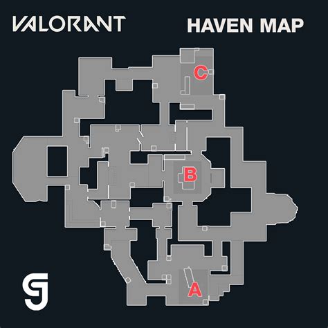 Haven Map Layout Valorant All Valorant Maps Overview Bind Haven Split ...