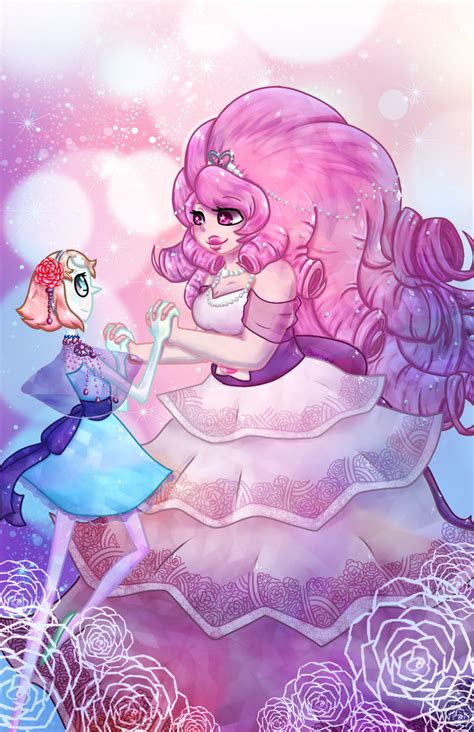 Pearl and Rose Quartz (+ Speedpaint) by Polarstare on DeviantArt