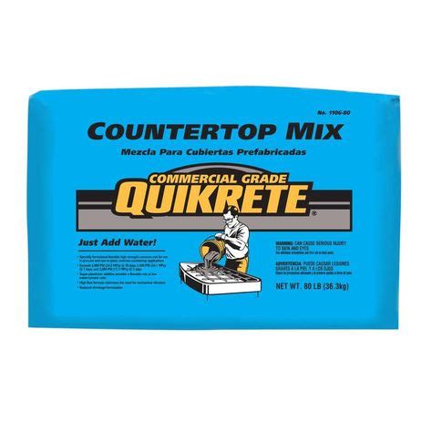 Quikrete 80 lb. Commercial Grade Countertop Mix-1106-80 at The Home ...