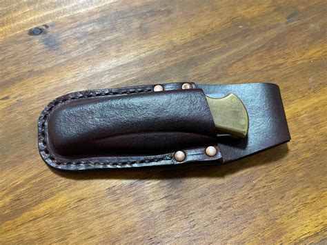 Buck 110 Leather Sheath - Etsy