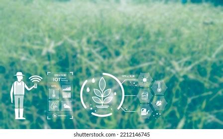 Agriculture Technology Farmer Man Using Tablet Stock Photo 2212146745 | Shutterstock