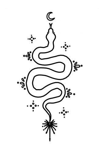 Snake Top View Coloring Page - Wecoloringpage.com