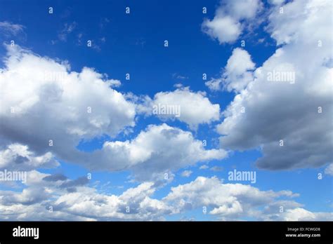 Summer sky with clouds, may be used as background Stock Photo - Alamy